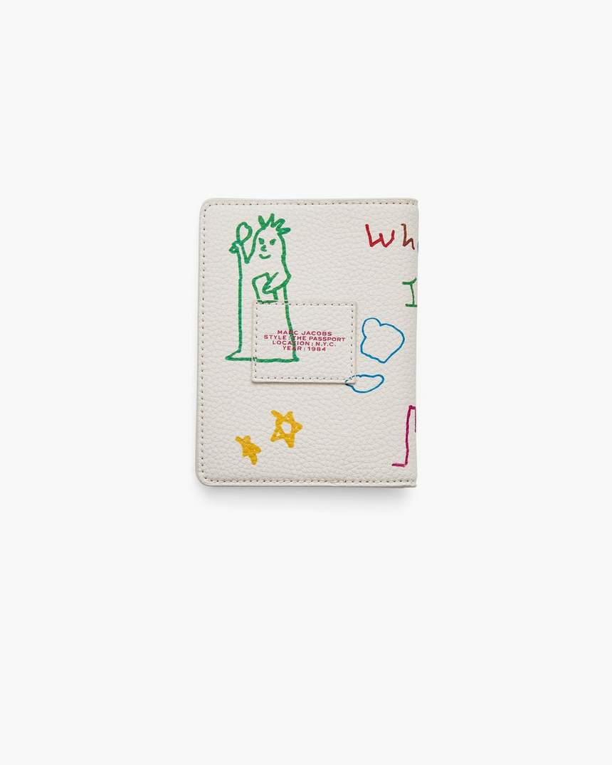 落書きパスポートケース